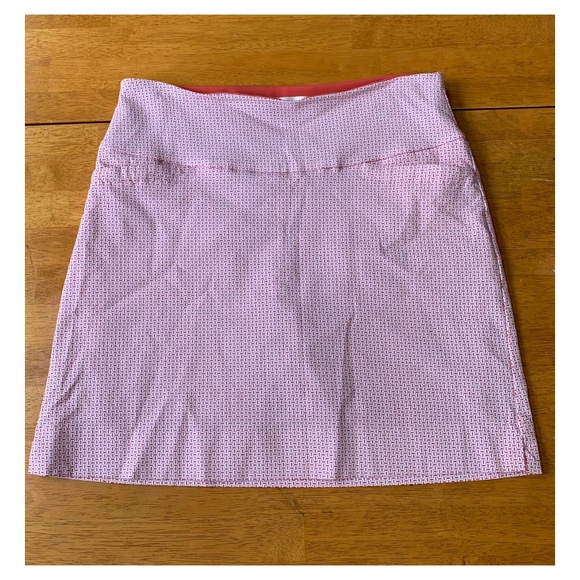 S.C. & Co. Swing Control Pink Masters Skort sport tennis golf pockets, Size M - Picture 2 of 10